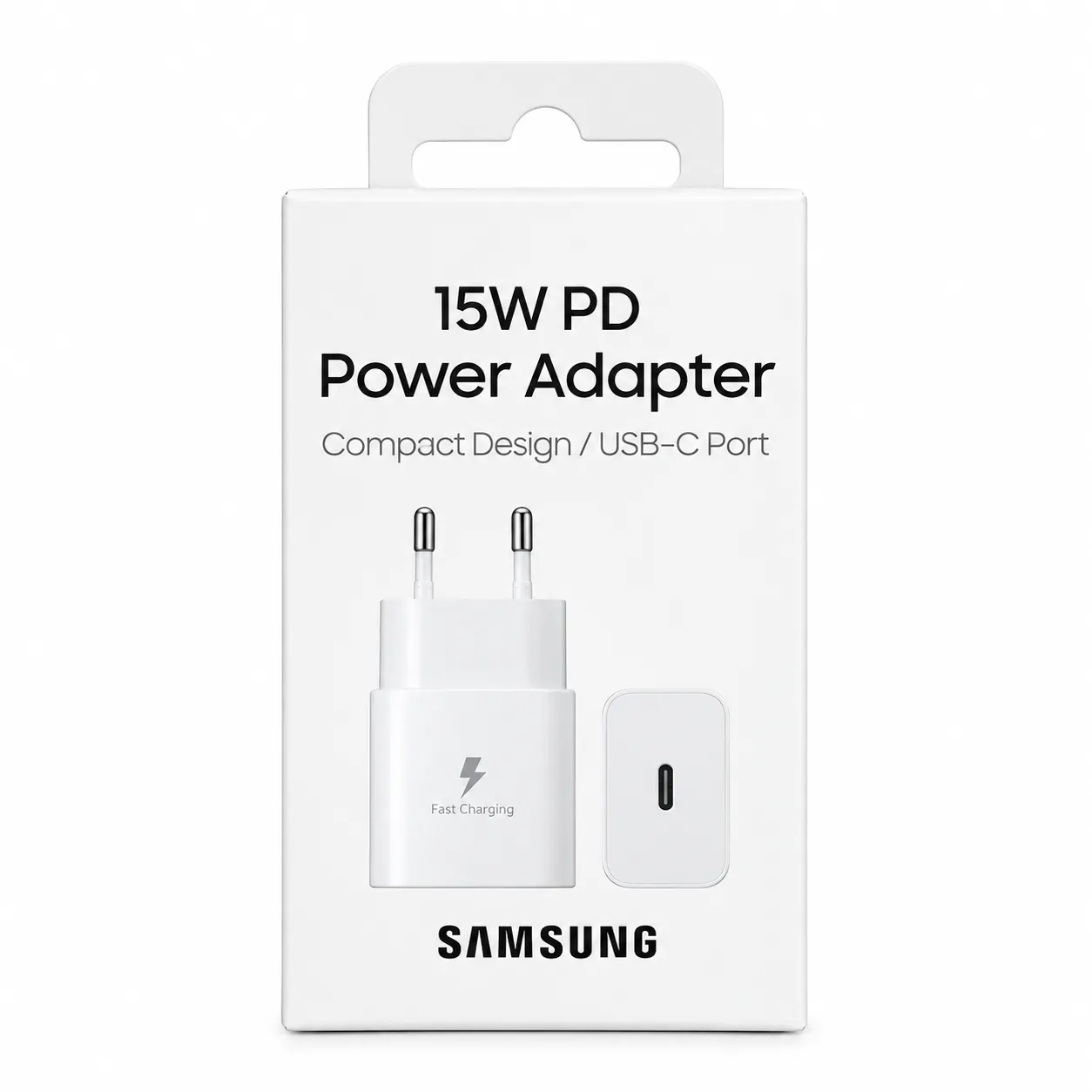15وات سامسونگ._1 شارژر دیواری سامسونگ مدل EP-T1510 توان 15 وات 2 پین - تصویر 1