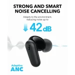 هدفون بلوتوثی انکر مدل R50i NC با حذف نویز فعال (ANC)، درگاه شارژ USB Type-C، باتری قابل شارژ تا 45 ساعت، مقاوم در برابر پاشش آب و گرد و غبار - تصویر 3